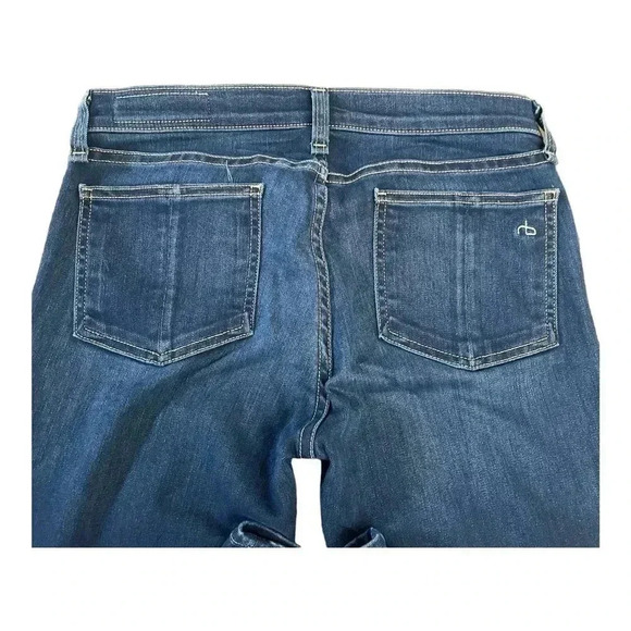 Rag & Bone Skinny Jeans Dark Wash Mid Rise Womens size 28 - Picture 8 of 13